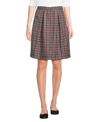 Women's Plaid Skort Top of Knee