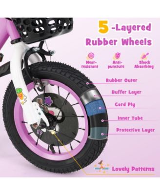 Slickblue Kids Bike for 3-5 Years Old Sport Bicycle with Adjustable Handlebar and Saddle