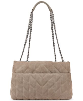 Lafayette Medium Suede Shoulder Bag 