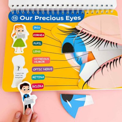 Montessori Busy Book for Toddlers 3-5 Years with Interactive Pages