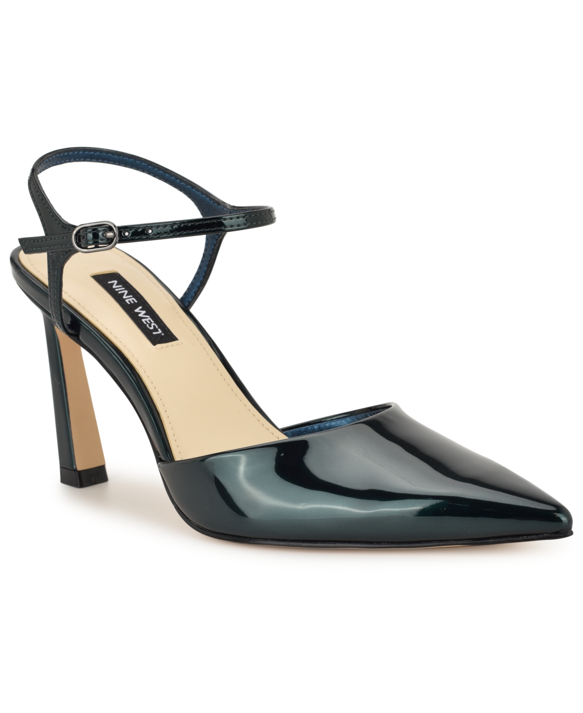 Women's Dres Tapered Heel Pumps - Teal Mirror Metallic