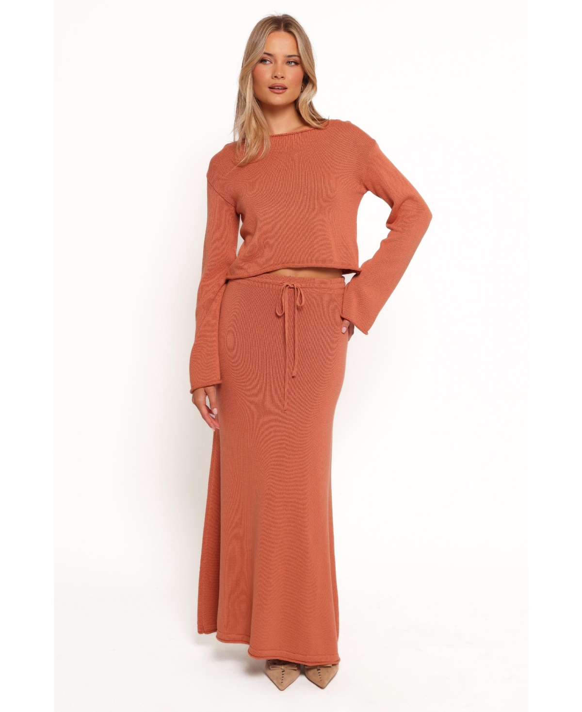 Women's Rooney Knit Sweater - Orange
