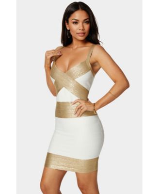 Women's Color Block Bandage Dress