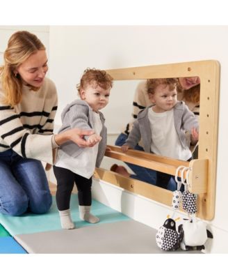 Wall-Mounted Coordination Mirror, Natural