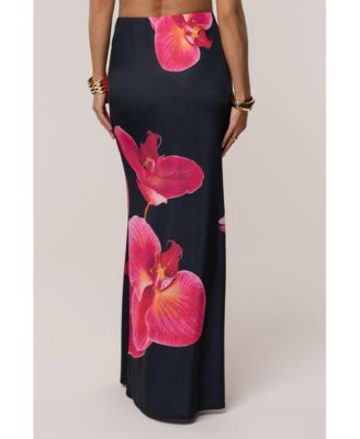 Women's Floral Radiance Maxi Skirt