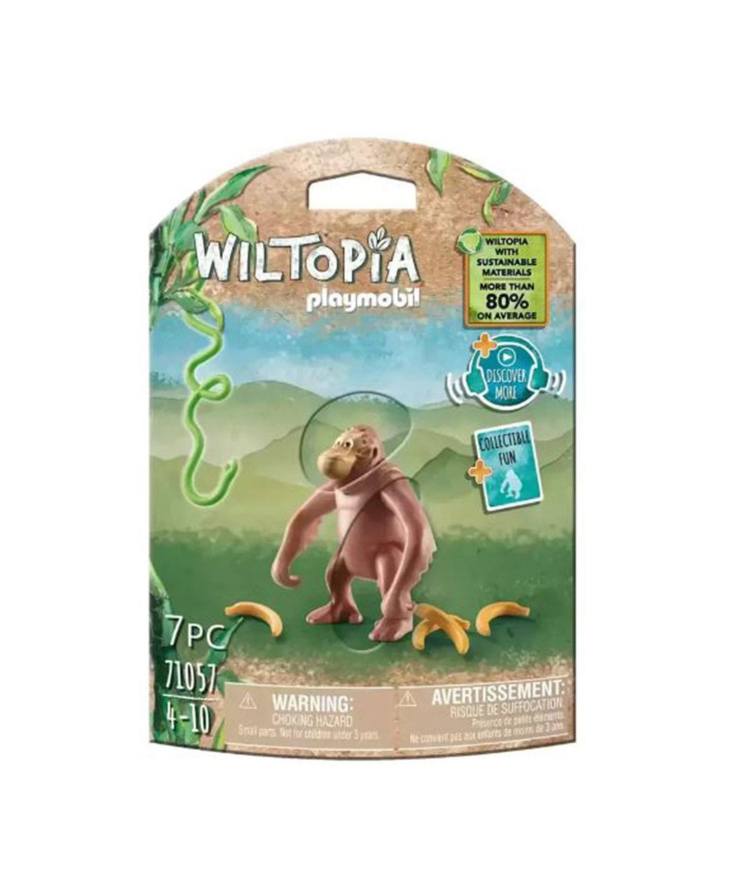 Детский конструктор PLAYMOBIL Wiltopia Orangutan Building Set 71057 — фото 1