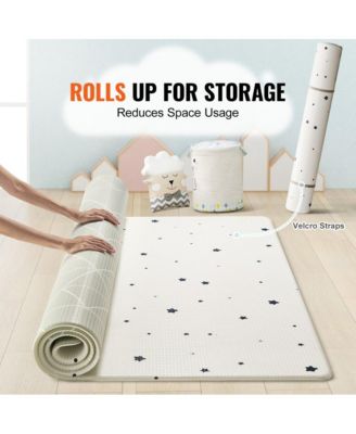 Two-Sided Soft Baby Play Mat for Crawling and Activity Kids Floor Mat