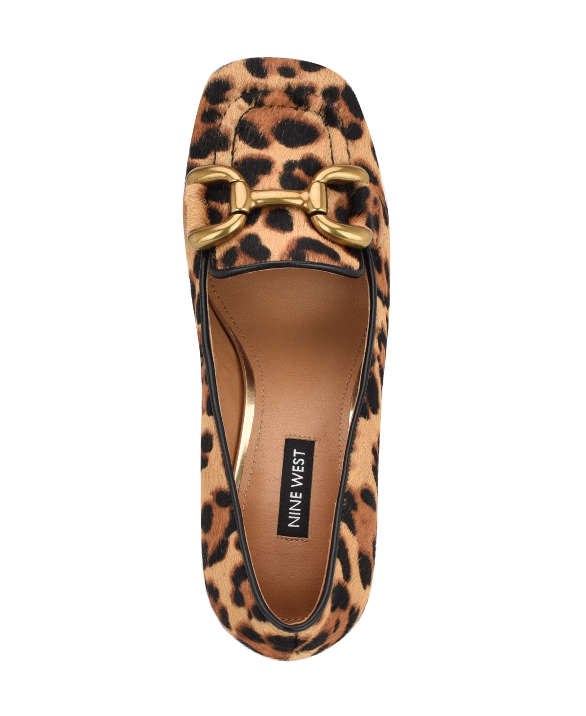 Nine West Women's Veepe Bit Block Heel Loafers In Animal Print