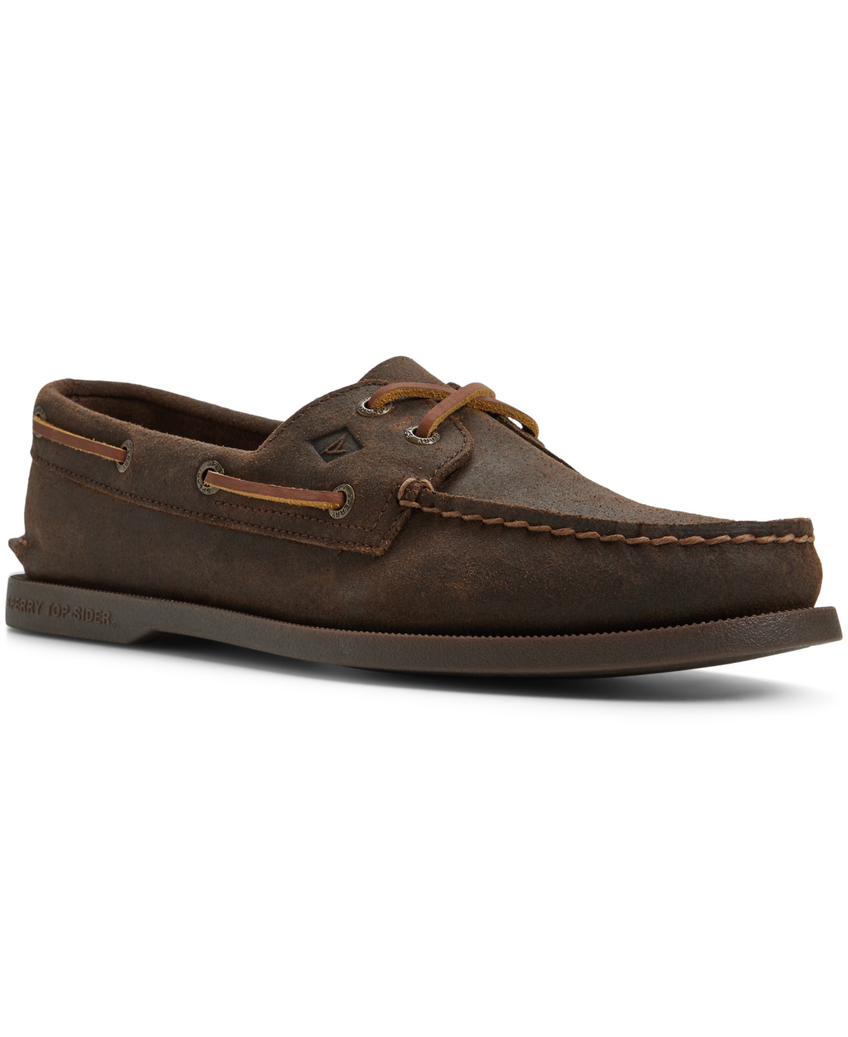 Men's Authentic Original 2-Eye Boat Shoe - Suede other green