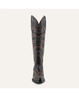 Olivia Leather Cowgirl Boots - Stylish Western Footwear & Comfort By Buck & Brana