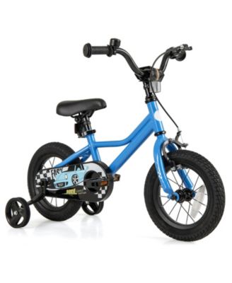 12-18 Inch Kids Bike Adjustable for 3-8 Years Old with Low-Step Frame