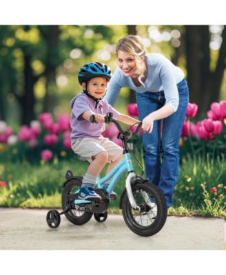 Kids Bike 12-Inch Children Training Bicycle with 2 Brake for 3-8 Years Old