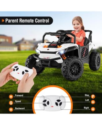12V Kids Ride on Truck with 3 Speeds and Reverse Forward Function