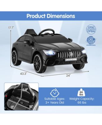 12V Kids Ride on Car Mercedes-Benz AMG CLA 45 with Remote