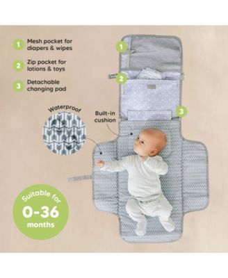 Ezee Diaper Changing Pad, Portable Diaper Changing Mat, Waterproof Foldable Diaper Changing Pad