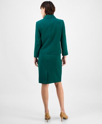 Women's Pencil Skirt Suit Set, Regular & Petite