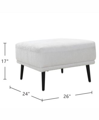 Kaelynne 26" Fabric Ottoman, Exclusively at Macy's