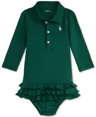 Baby Girls Ruffled Polo Dress