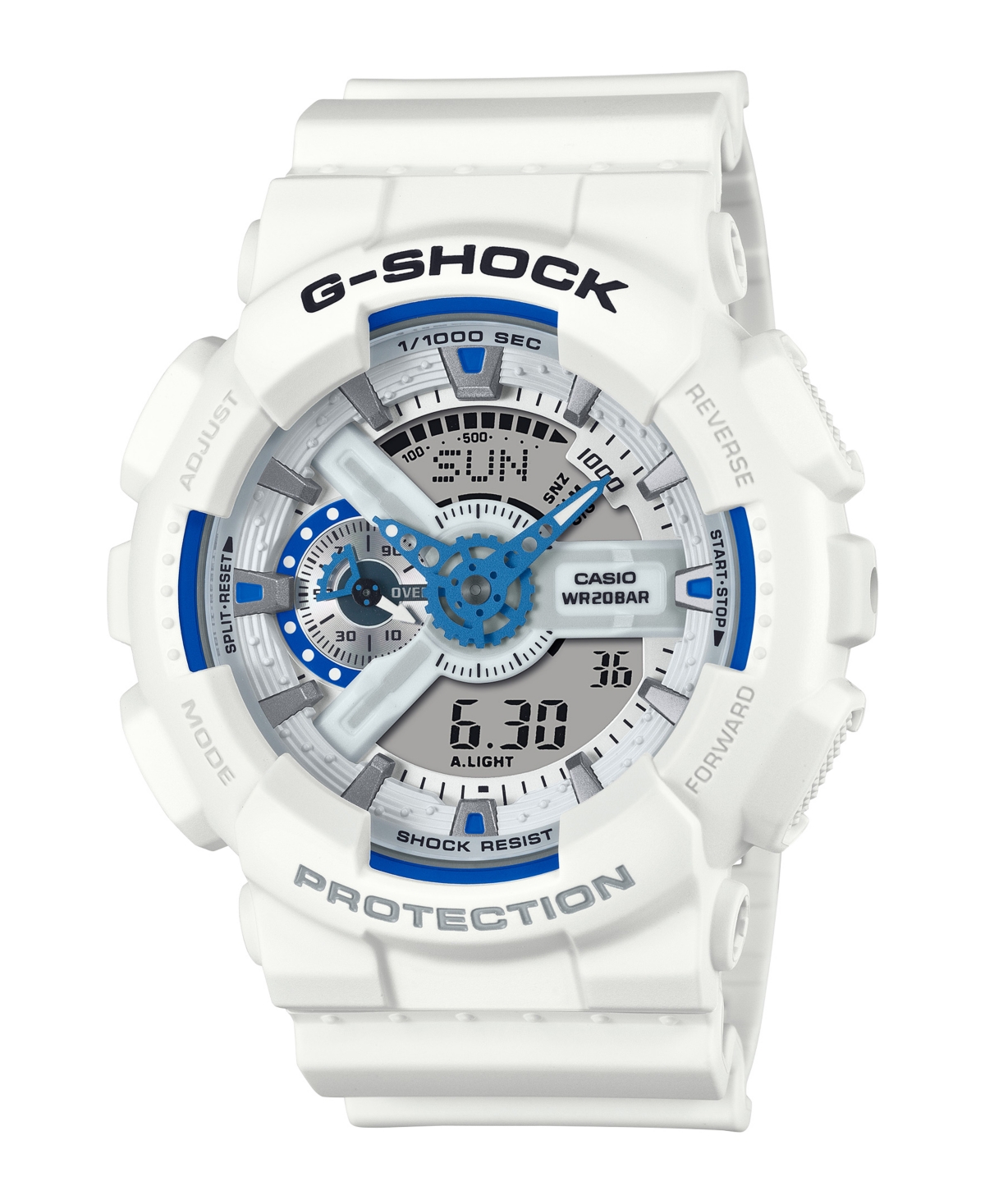 G-Shock Men's White Resin Watch, 51.2mm