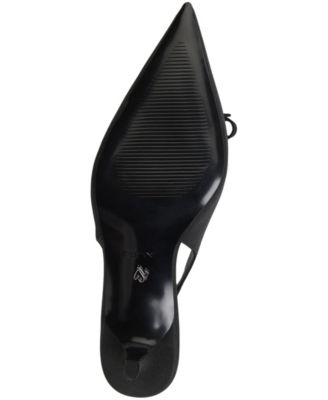Women's Azizza Sling-Back Bow Kitten Heel Pumps