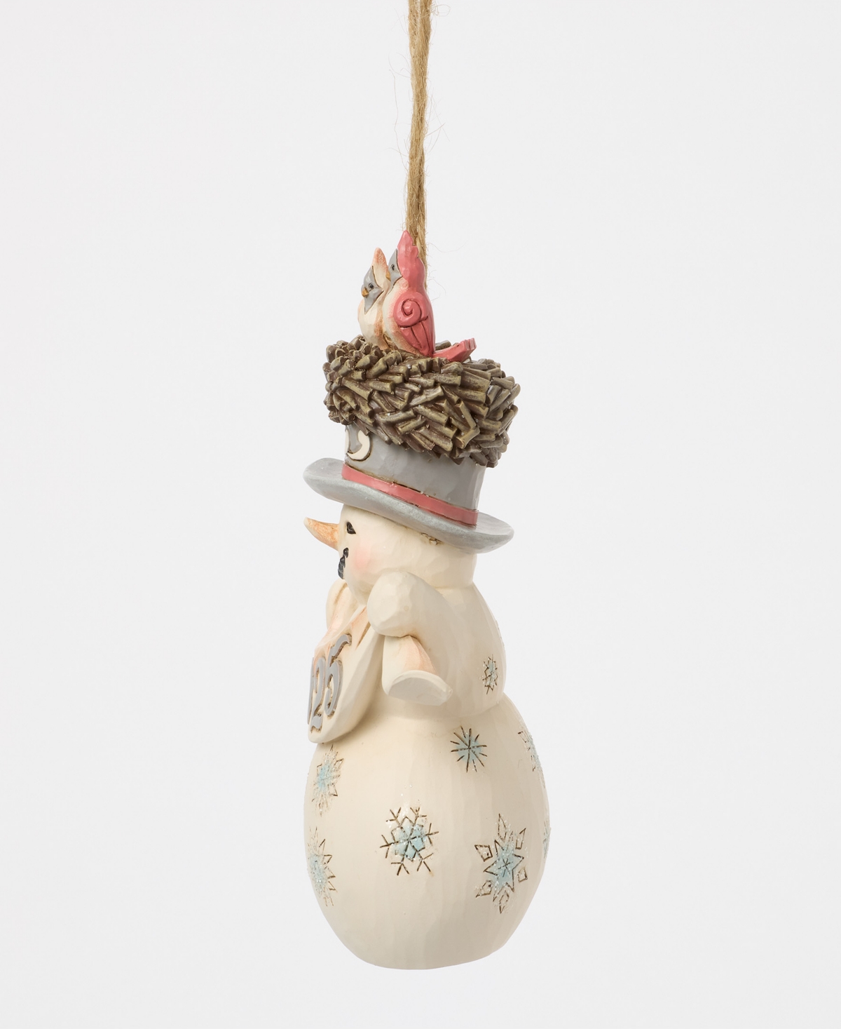 Jim Shore Wdlnd Dated 2025 Snowman Ornament In Multi