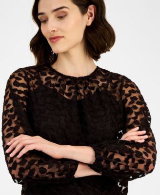 Women's Long-Sleeve Burnout Top