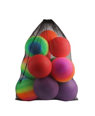 24"x36" Large Mesh Sports Ball Drawstring Bag for Gym Training, Football, Basketball, Swimming (Several Colors Available)