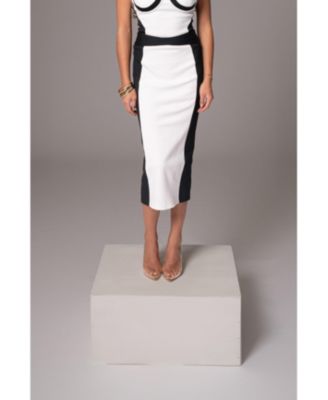 Celebration Colorblock Midi Skirt