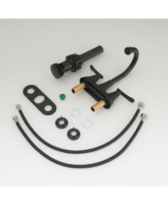 4 in. Centerset 2-Handle High-Arc Bathroom Faucet in Brushed Nickel