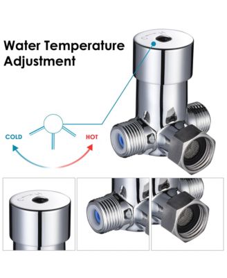 5" Touchless Bathroom Faucet with Rectangle Vessel Sink Auto Sensor