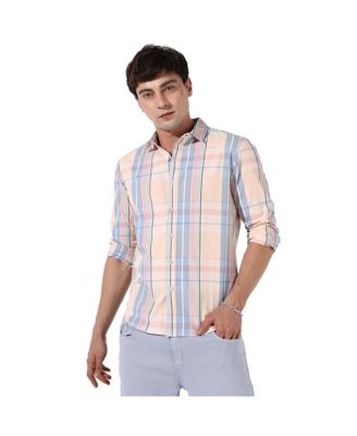 Men's Plaid Button Up Shirt