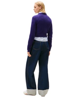 Women's Sparkle Flag Logo Sweater