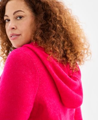 Plus Size Hooded Luxsoft Sweater