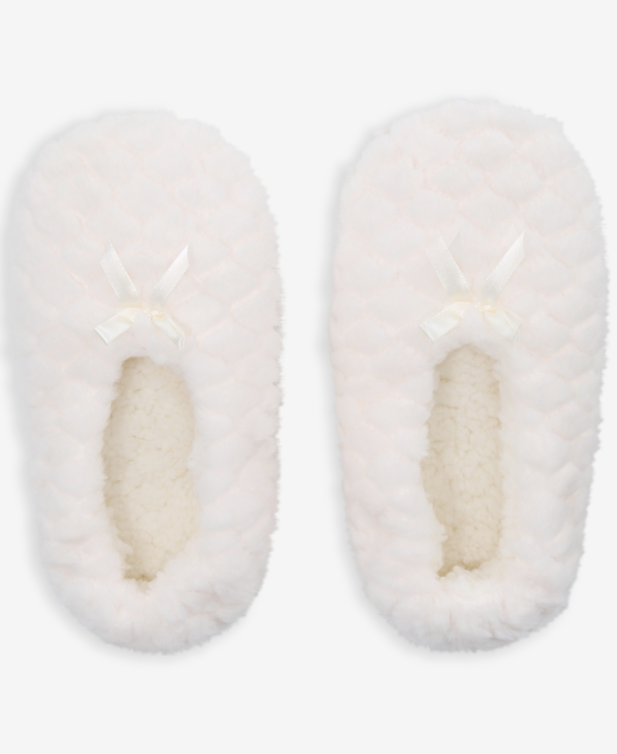 Charter Club Women's Faux-Fur Ped Slipper Socks, Macy's Exclusive
