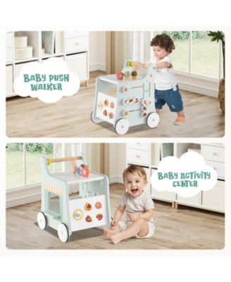Kids 2-in-1 Walker with Storage and Ice Creams for 1+ Years Old