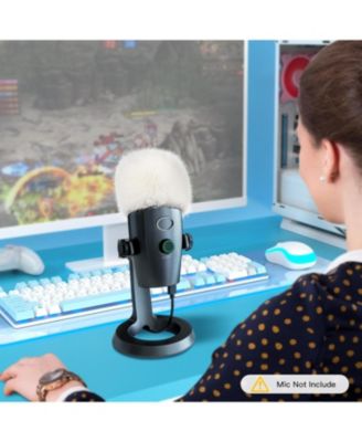 Gaming USB Microphone k66b and d65w Furry Cover