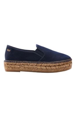 Women's Castell Canvas Espadrille Platforms Slip on