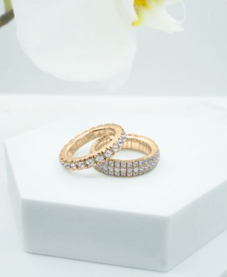 Diamond Stretch Flexible Eternity Band (1 ct. t.w.) in 14k White or Yellow Gold