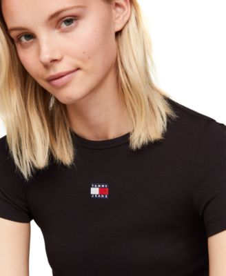 Women's Badge Logo Ribbed T-Shirt