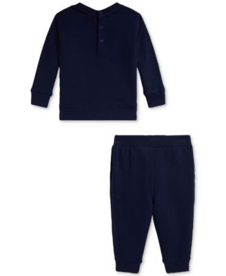 Baby Boys Fleece Sweatshirt & Pant Set
