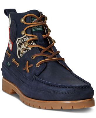 Polo Ralph Lauren - Men's Ranger Mid Suede & Twill Boots