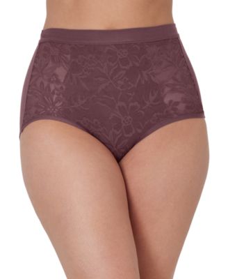 Women's Breathe Lace High-Rise Brief Underwear DFCLBF