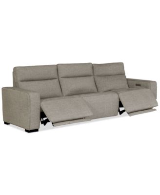 Miren 3-Pc. Fabric Sectional with 2 Power Headrest Recliners, Exclusively at Macy's