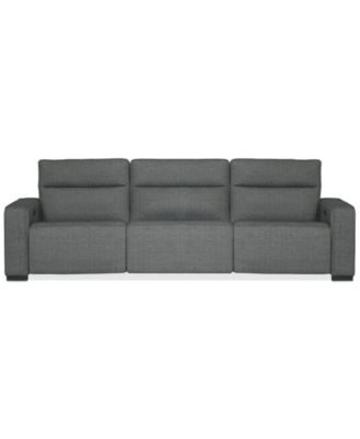 Miren 3-Pc. Fabric Sectional with 2 Power Headrest Recliners