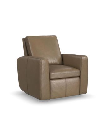 Aria 38" Fawn Leather Power Recliner