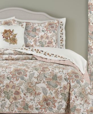 Janessa Jacobean 3-Pc. Quilt Set, King/California King