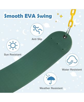 10 FT Climbing Dome with Swing Outdoor Kids Play Jungle Gym