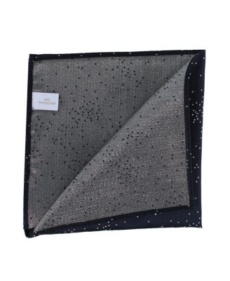 Men's Mystere Metallic Star Light 12 x 12 Silk Pocket Square