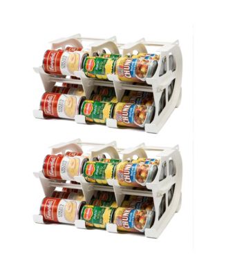 FIFO Countertop Mini Can Tracker Holds 10-24 Oz Cans, USA Made, White ...