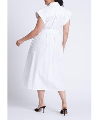 Women's Embroidered Midi Dress